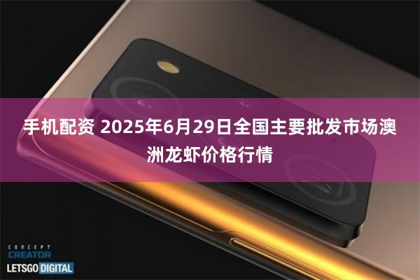 手机配资 2025年6月29日全国主要批发市场澳洲龙虾价格行情